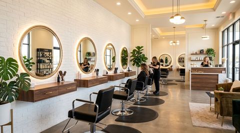 Illustration of Queens Beauty Salon, beauty salon in Commerce City, CO